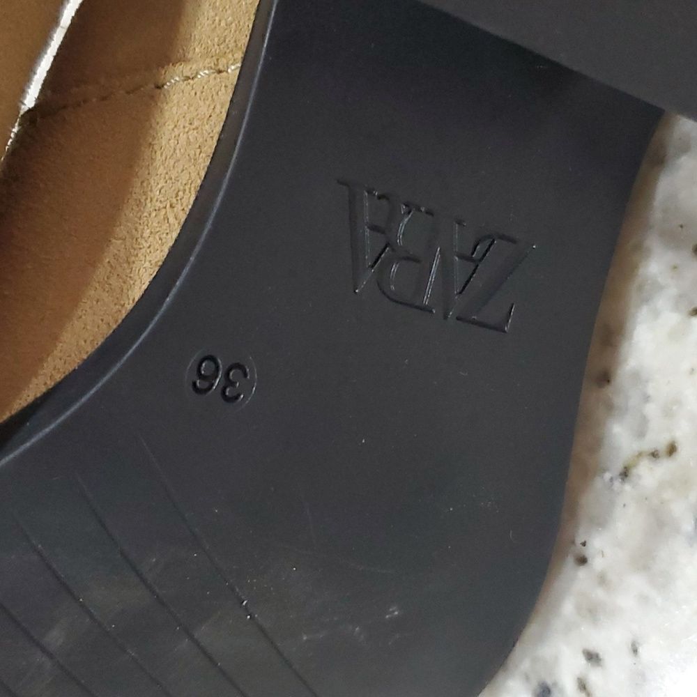 ✨️Zara Women’s Suede Ankle, Side Zip Boots, NWOT,  size 36✨️ - Picture 5 of 8